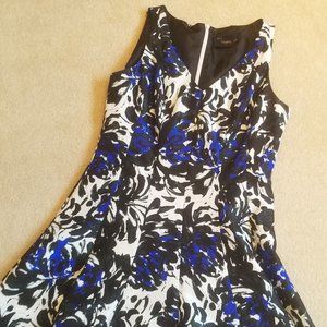 Flattering Floral A-line Dress by Just Taylor